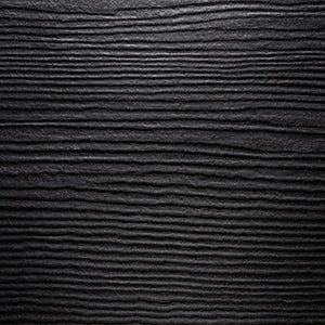 Midnight Black Hardie Plank Swatch