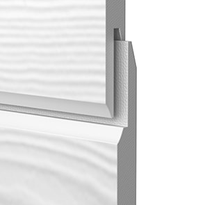 Interlocking Light Coloured Hardie&reg; Planks.